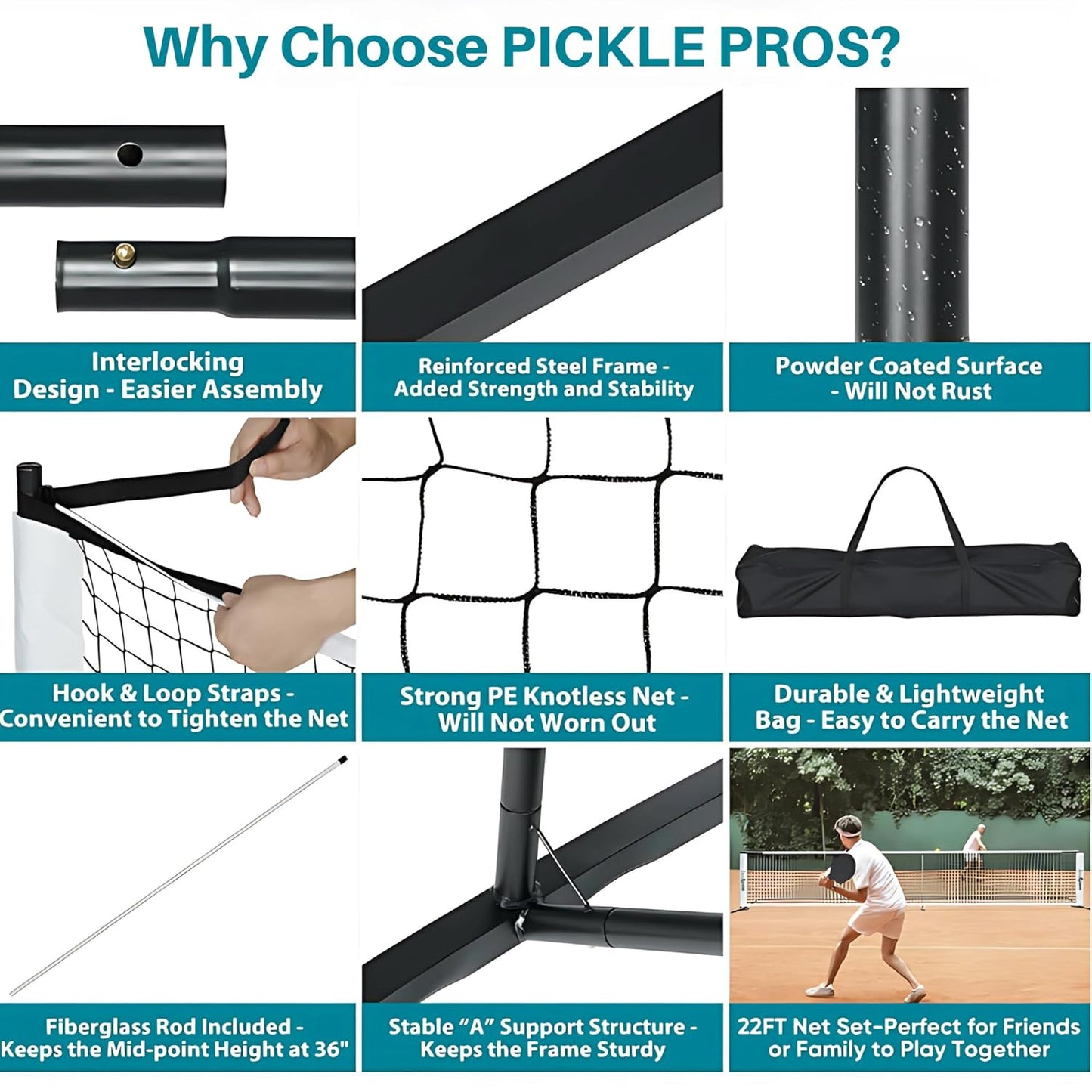 Pickleball Net Portable