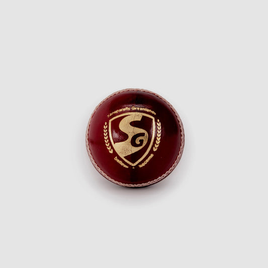 SG Bouncer Red Leather Cricket Ball
