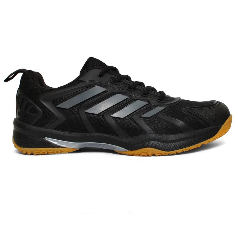 Tracer Crusade 2171 Pro Tennis, Badminton Sports Shoe For Men (Black)
