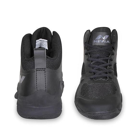 Nivia Combat 2.0 Basketball Shoes For Men (Black)