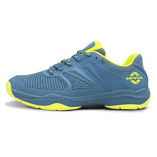 Nivia Jury Badminton Shoes For Men (Blue)
