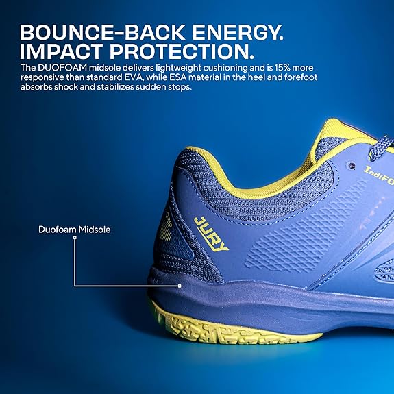 Nivia Jury Badminton Shoes For Men (Blue)