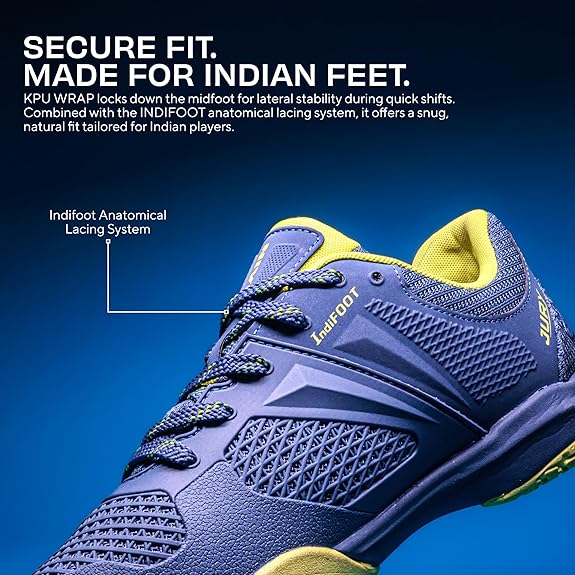 Nivia Jury Badminton Shoes For Men (Blue)