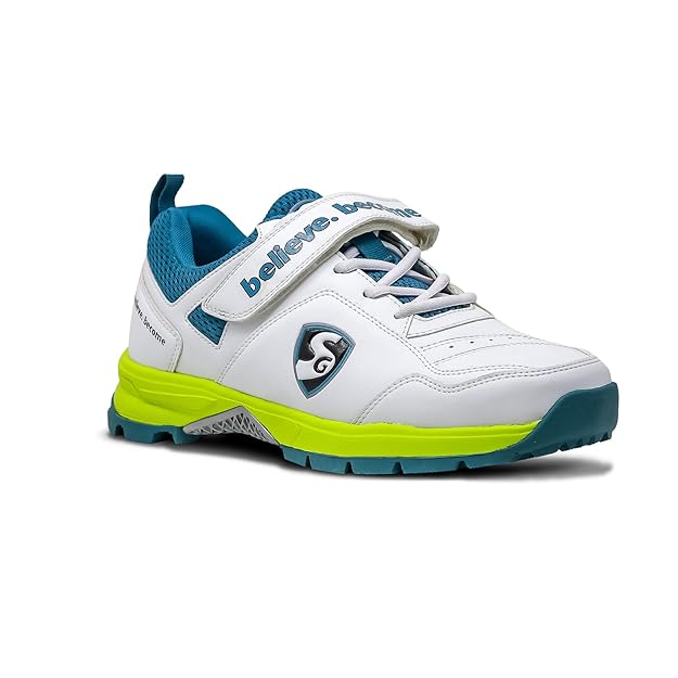 SG Century 6.0 Cricket Shoes (White/Green)