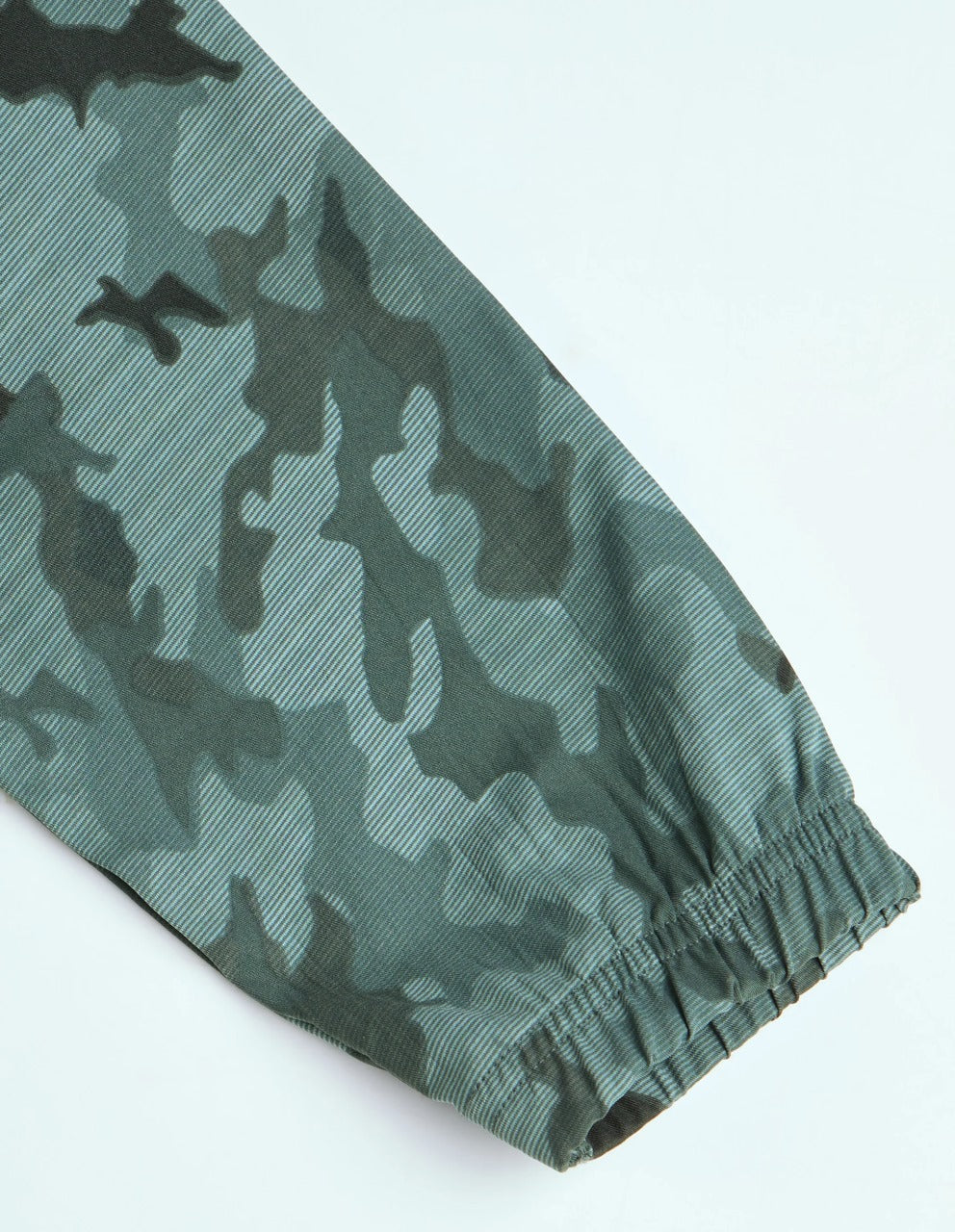 Technosport Printed Slim Fit Mock Neck Jacket with TS FLEXI For Men OR-92 (Green Mist)