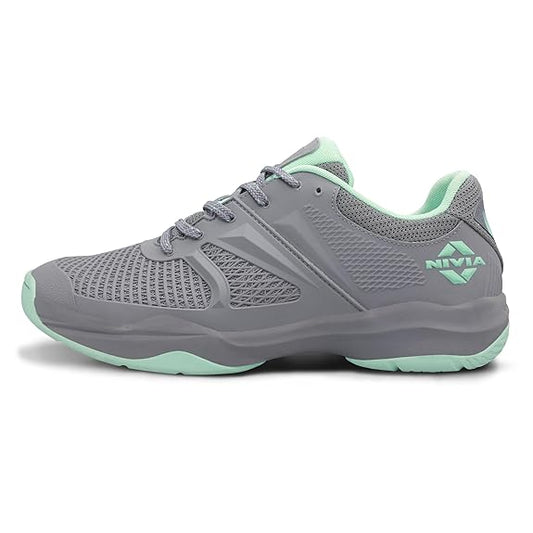 Nivia Jury Badminton Shoes For Men (Grey)