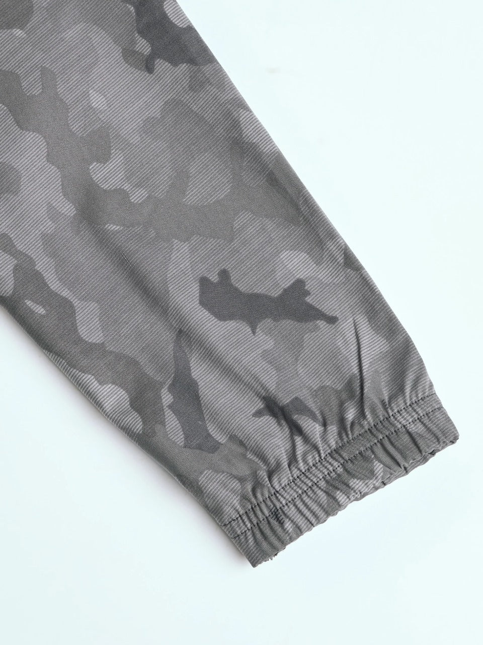 Technosport Printed Slim Fit Mock Neck Jacket with TS FLEXI For Men OR-92 (Grey Mist)