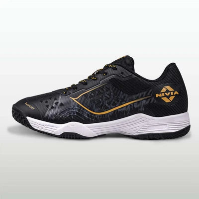 Nivia Hy-Court 3.0 Badminton Non Marking Shoes (Black)