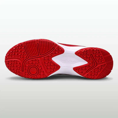 Nivia Hy-Court 3.0 Badminton Non Marking Shoes (Red)
