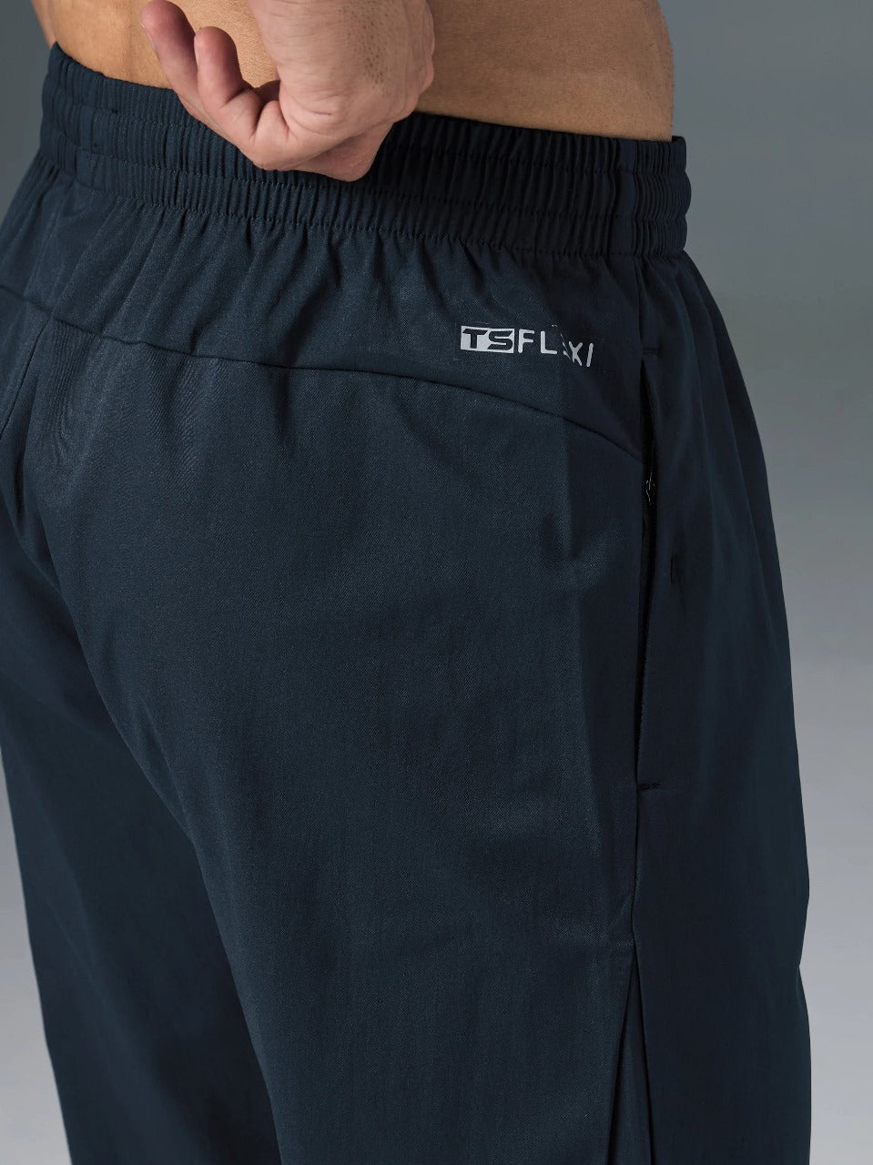 TechnoSport Men's Ragular-Fit Solid Track OR-229 (Navy Blue)