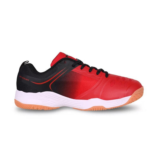 NIVIA HY-COURT 2.0 Badminton Non Marking Shoes (Red / Black)