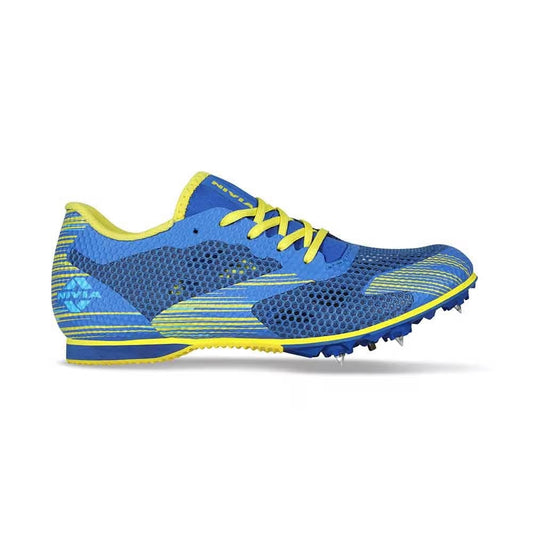 NIVIA TF-800 Track and Field Spikes Running Athletic Shoes (Blue)