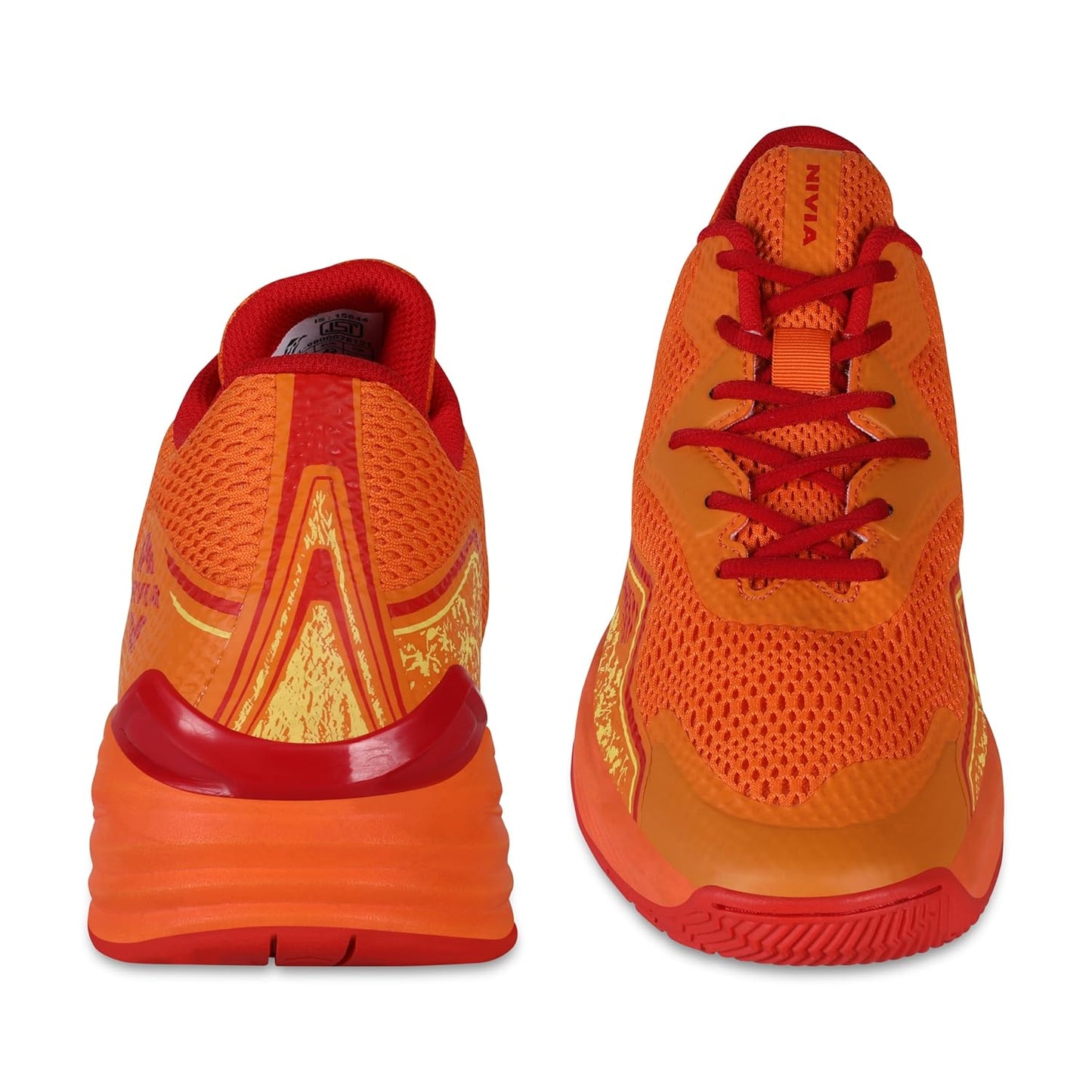 Nivia Warrior 2.0 Basketball Shoes For Men (Orange)