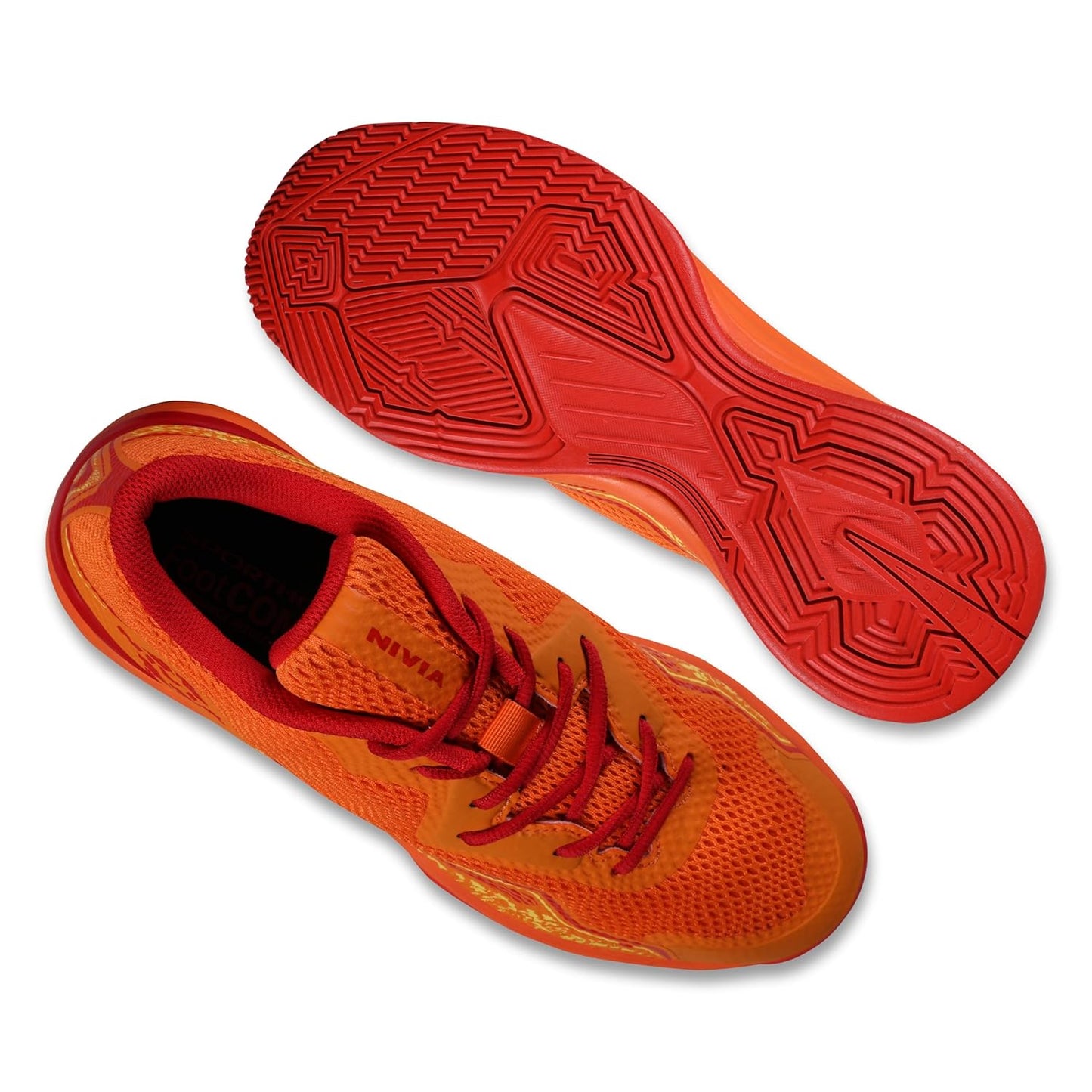 Nivia Warrior 2.0 Basketball Shoes For Men (Orange)