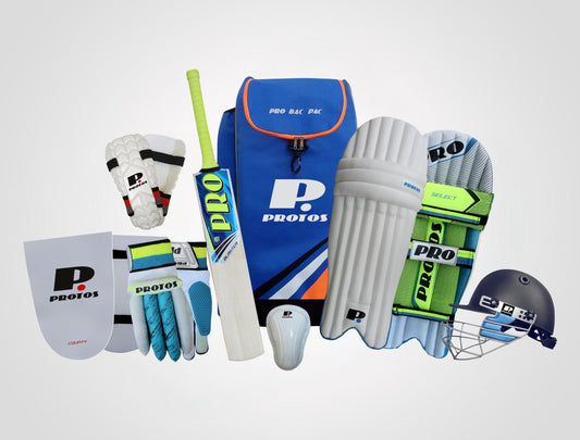 Protos Junior Cricket Kit with Helmet