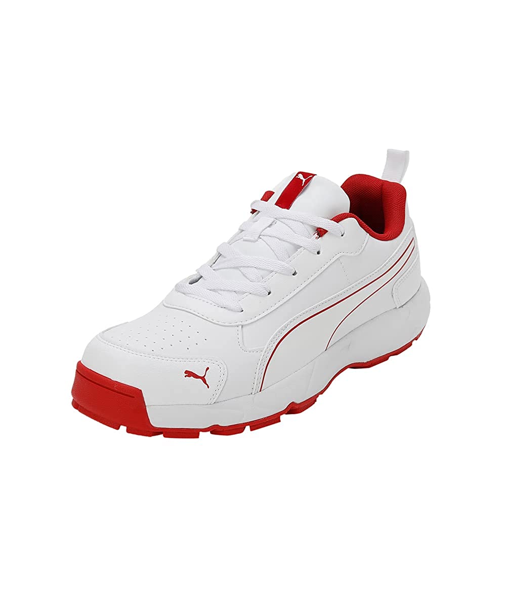 Puma red clearance and white shoes