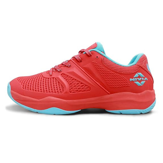 Nivia Jury Badminton Shoes For Men (Red)