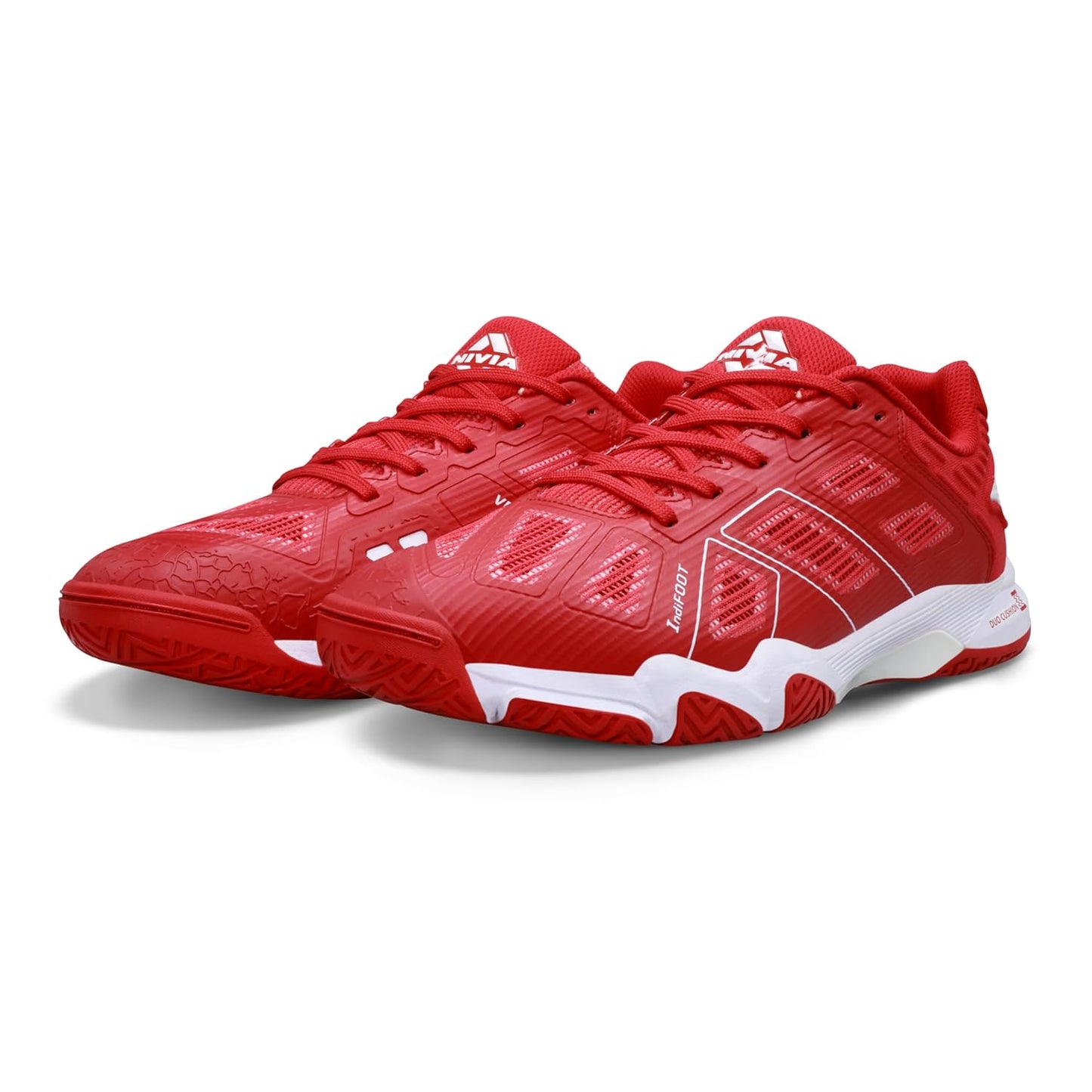 Nivia Verdict 2.0 Badminton Shoes For Men (Red)