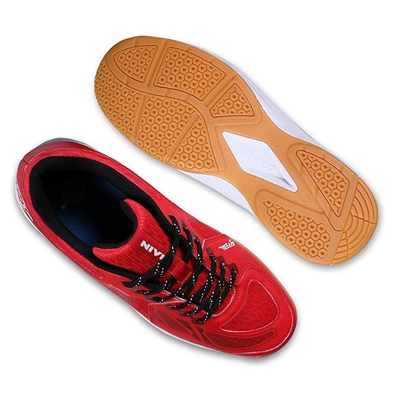 Nivia Appeal 3.0 Badminton Shoes For Men (Red)