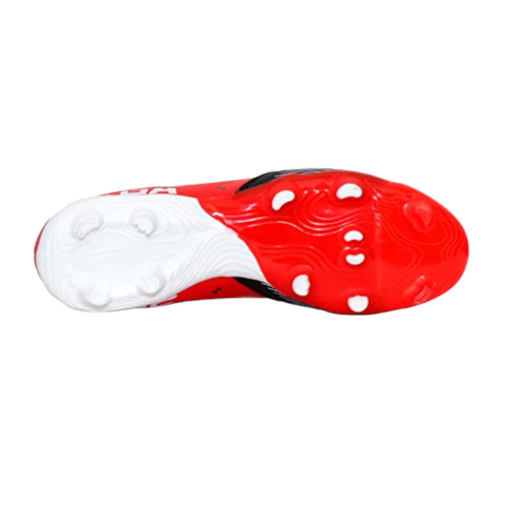 Sega Classic Leather Football Shoes (Black/Red)