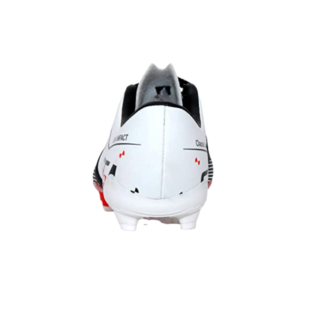 Sega Classic Leather Football Shoes (White/Black)