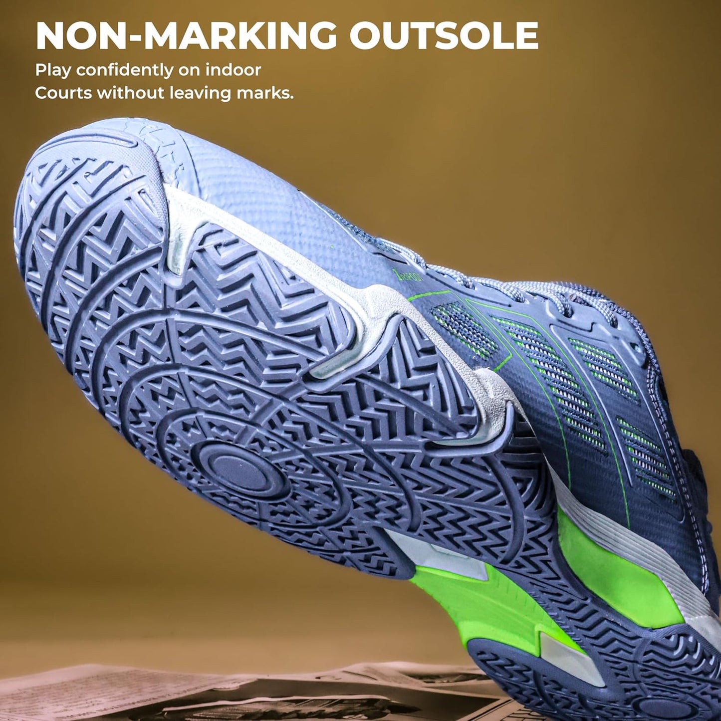 Nivia Verdict 2.0 Badminton Shoes For Men (Slate)
