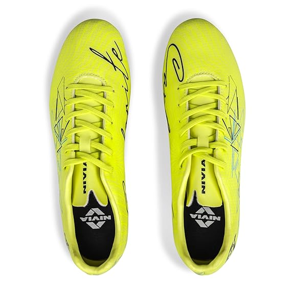 Nivia Carbonite 7.0 Football Shoes for Men (Sunny Lime)