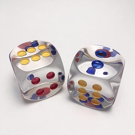 Ludo Transparent Dice Pack Of 2