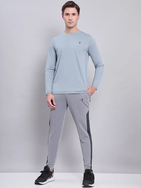 TechnoSport Crew Neck Full Sleeve Dry Fit T Shirt for Men OR-17 (TURBULANCE)