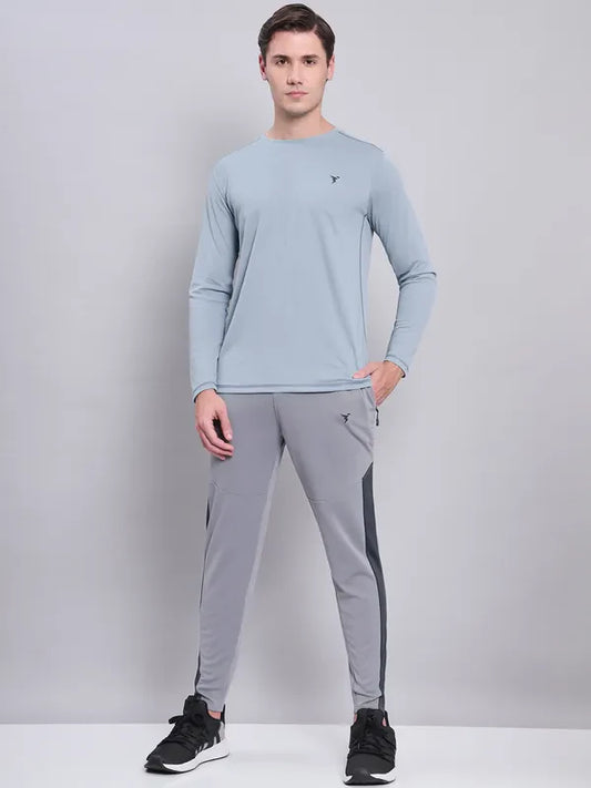 TechnoSport Crew Neck Full Sleeve Dry Fit T Shirt for Men OR-17 (TURBULANCE)