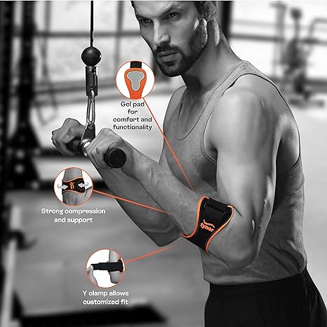 TYNOR Tennis Golfer'S Elbow Support Orange