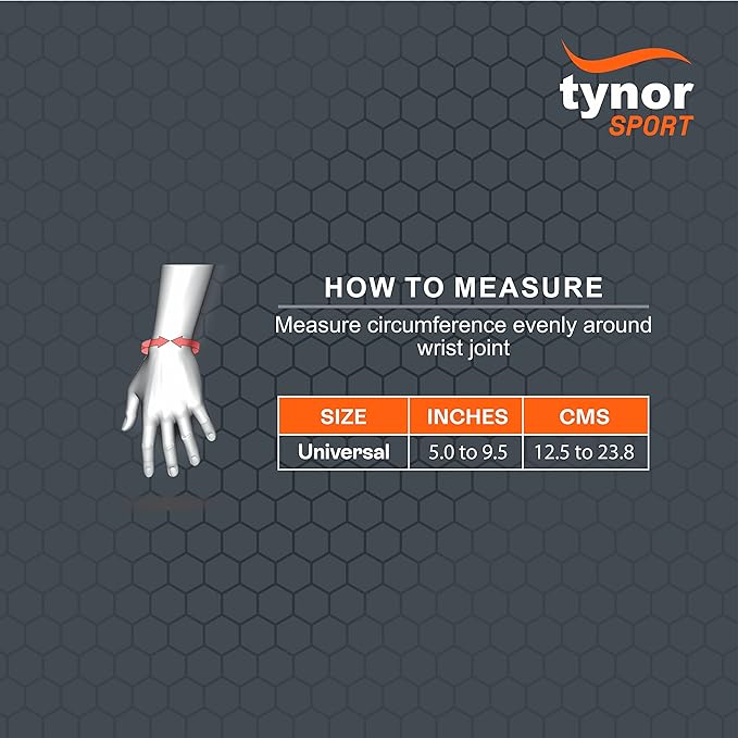 Tynor Wrist Wrap With Thumb Loop Green