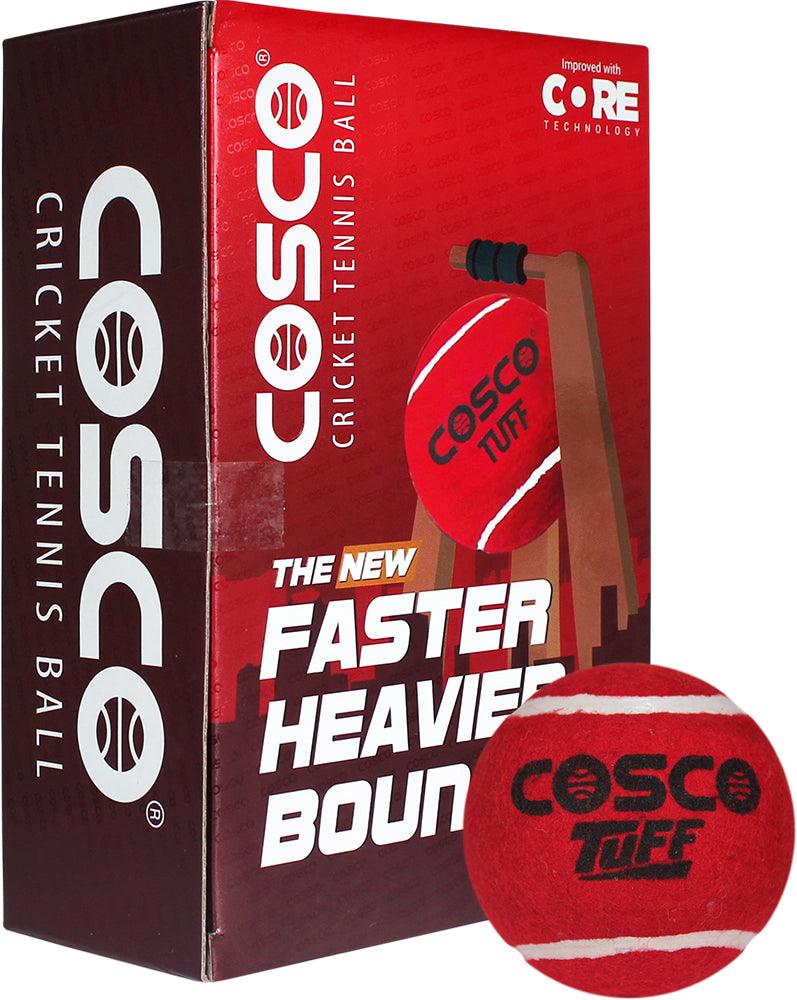 Cosco Tuff Havvy Cricket Tennis Balls Set of 6 PCS