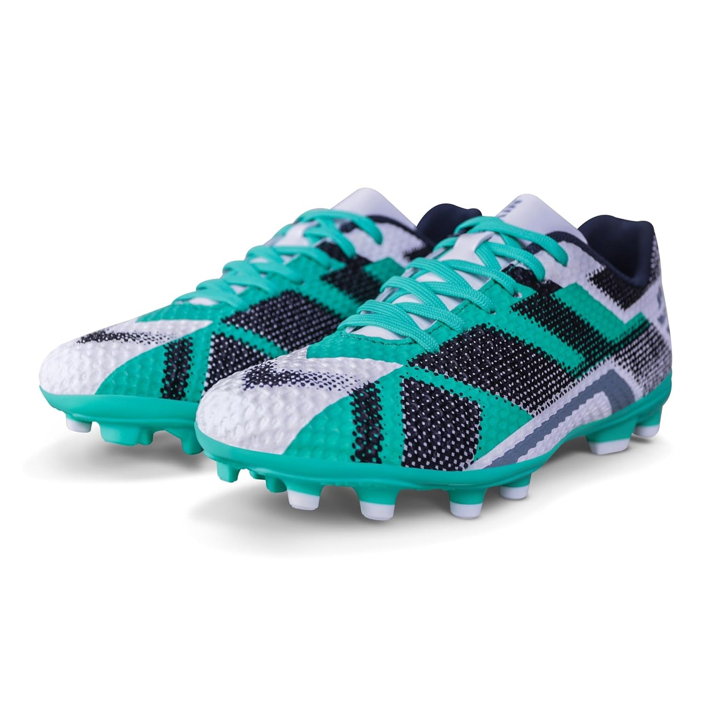 Nivia Dagger Football Shoes for Men (White/Green)