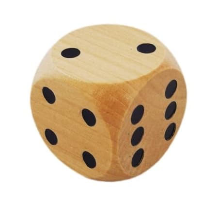 Ludo Big Wooden Dice Pack Of 2
