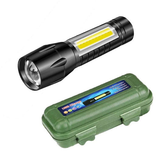 Small Sun Torch with Zoom Option Rechargeable 4 in 1