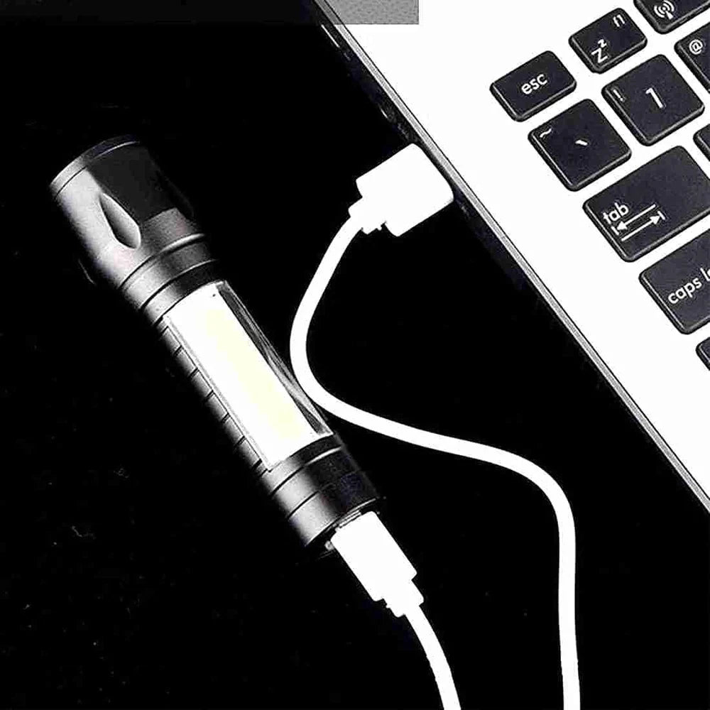 Small Sun Torch with Zoom Option Rechargeable 4 in 1