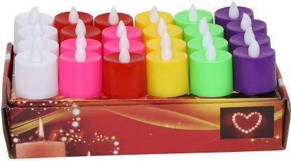 Decorative Led Light Candle Set of 24 Pcs