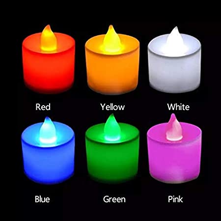 Decorative Led Light Candle Set of 24 Pcs