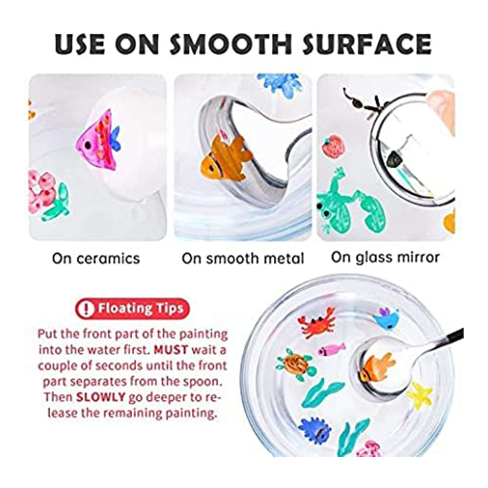 Colorful Magical Water Floating Painting Pen 8pcs