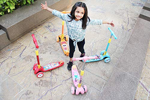 R for Rabbit Road Runner Kick Scooter for Kids of Above 3 Years, Weight Capacity 75Kgs (Pink)