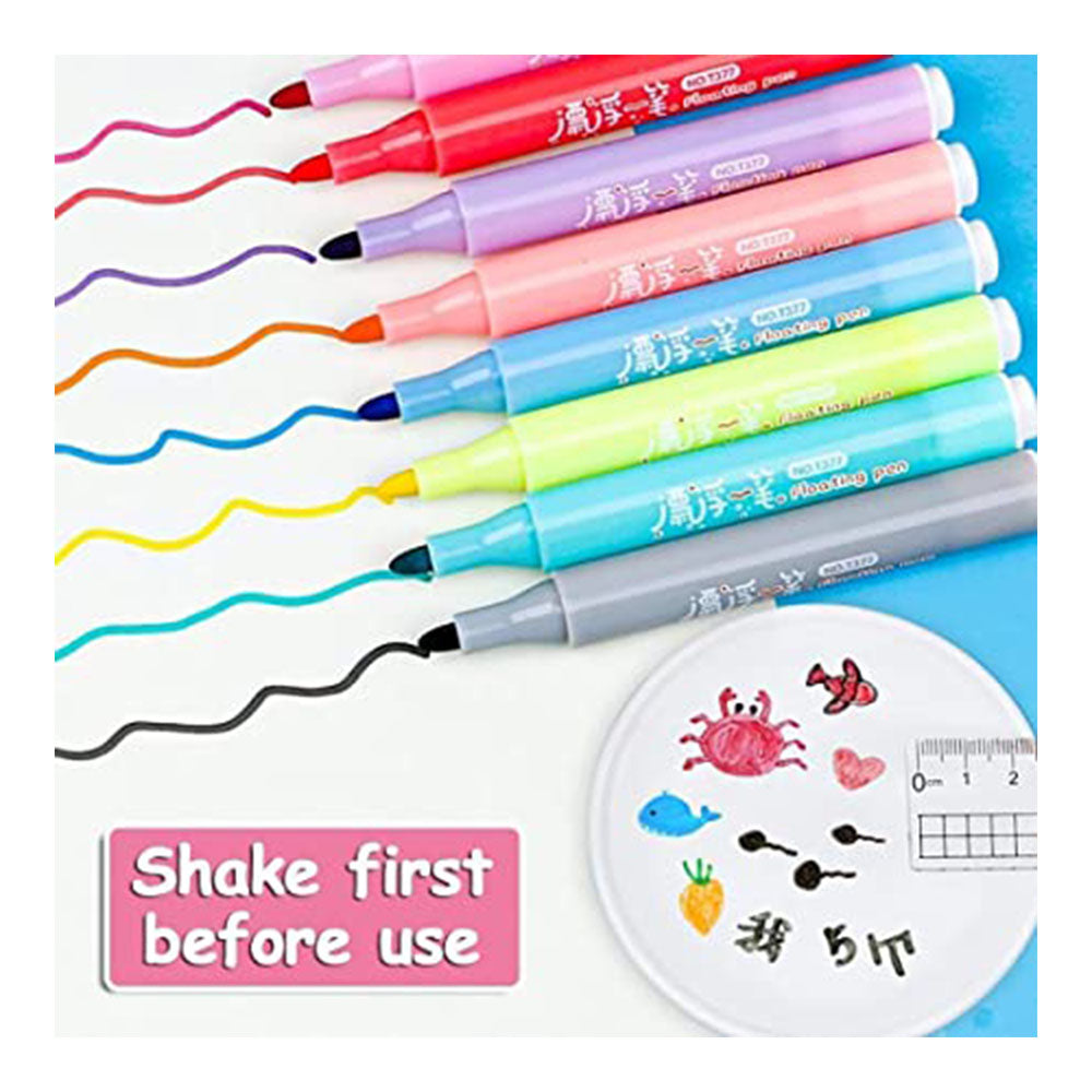 Colorful Magical Water Floating Painting Pen 8pcs