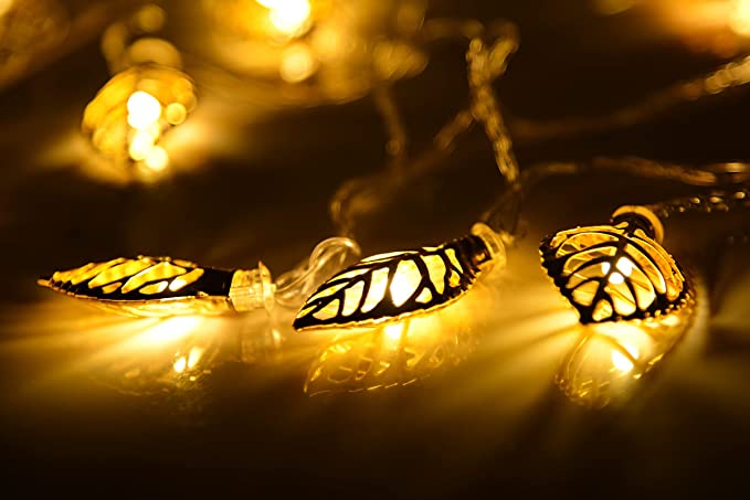 Arts Metal Leaf Diwali Lights