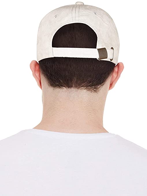 Cricket Cap Cotton Fabric Solid White