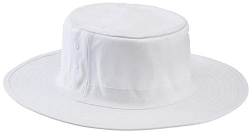 Cricket Hat Traditional Solid White Color