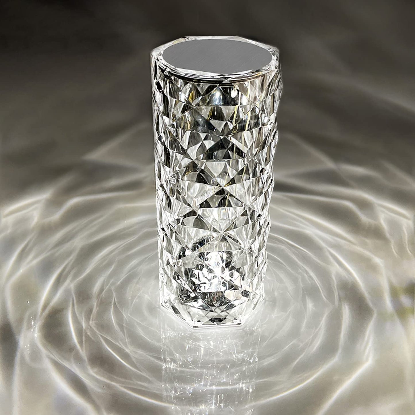Crystal Acrylic Touch 16 Colors Changing Rose Decorative 3D LED Table Lamp