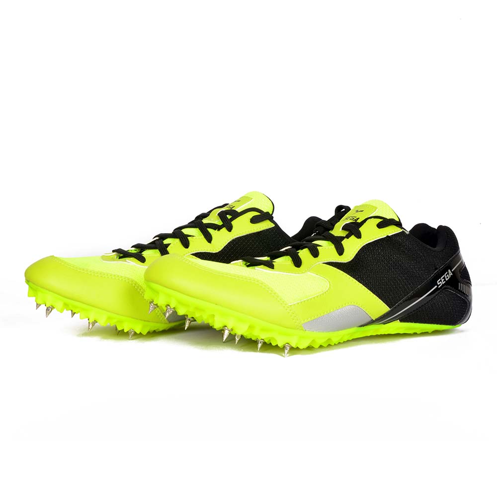 Sega Flower Spikes Running Athletic Shoes for Men (Green)