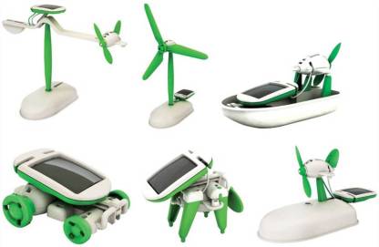 Educational 6 In 1 Solar Power Energy Robot Toy Kit