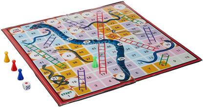 Magnetic Ludo Snakes 'N' Ladders Board Game Party & Fun Games Board Game