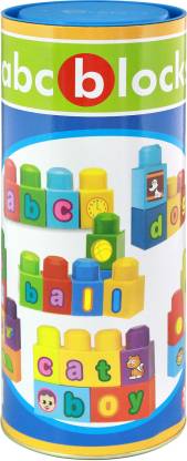 ABC Blocks Building Games For Kids With 30 Pieces